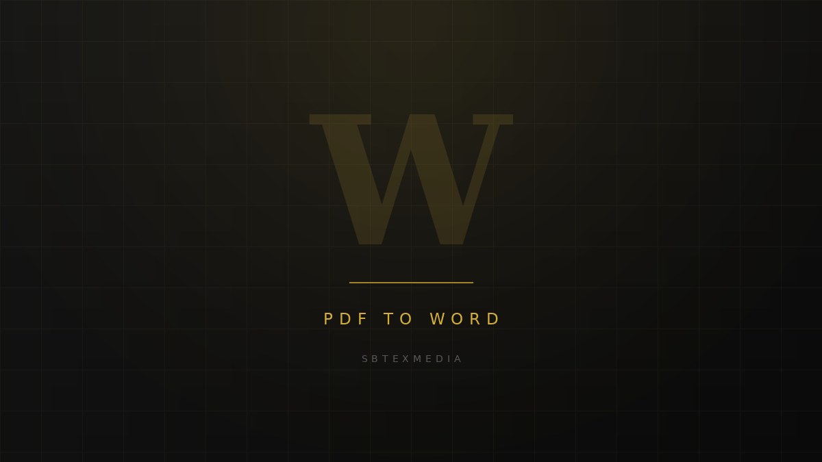 PDF document converted to an editable Word file with the original layout preserved