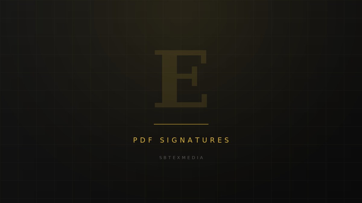 PDF document signed with a certificate-based digital signature showing a valid status