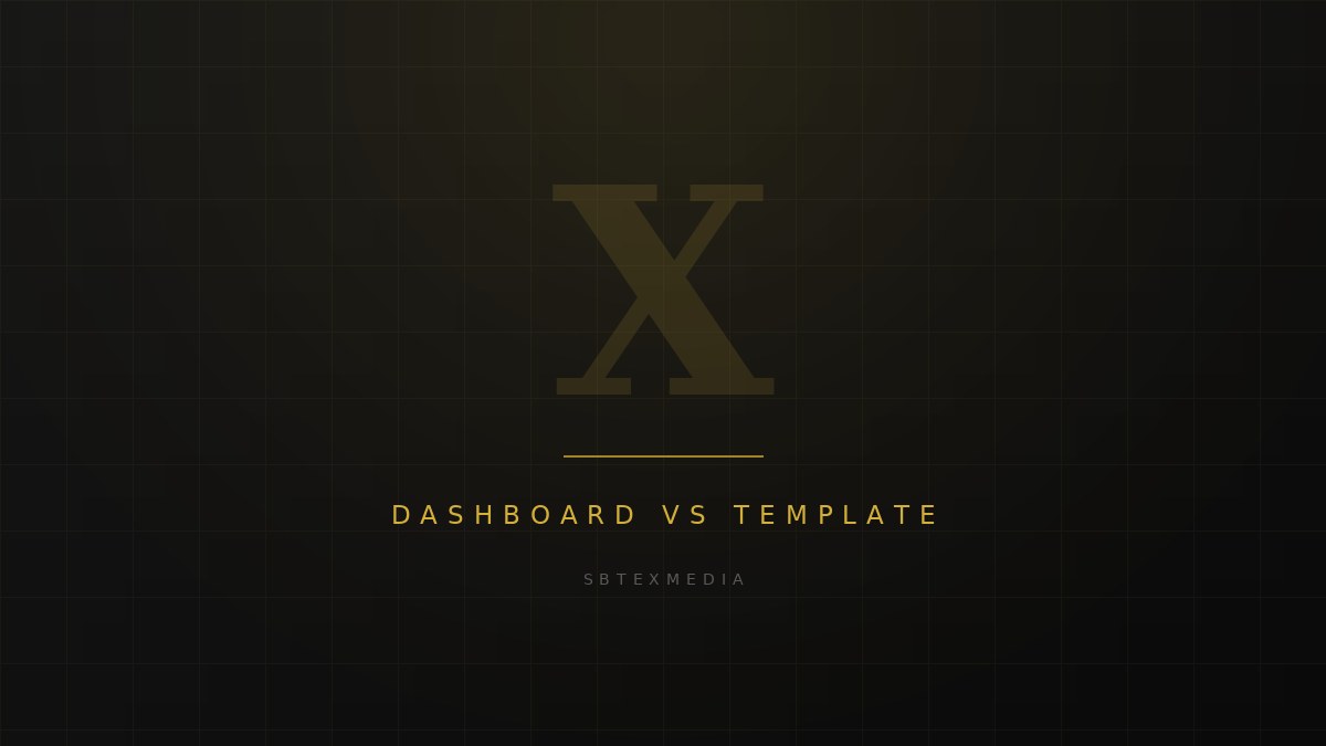 Excel dashboard and tracking template compared side by side for business reporting