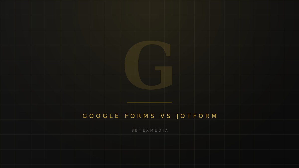Google Forms and Jotform compared as online form builders for business