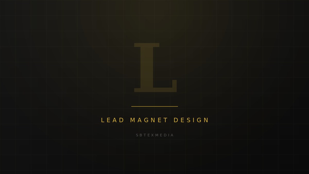 Lead magnet PDF design layout for converting website visitors into leads