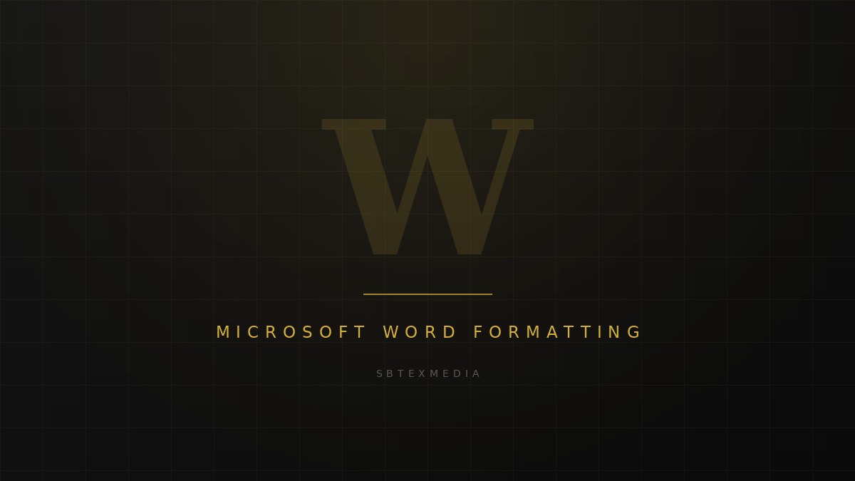Professionally formatted Microsoft Word business report with styles and contents page
